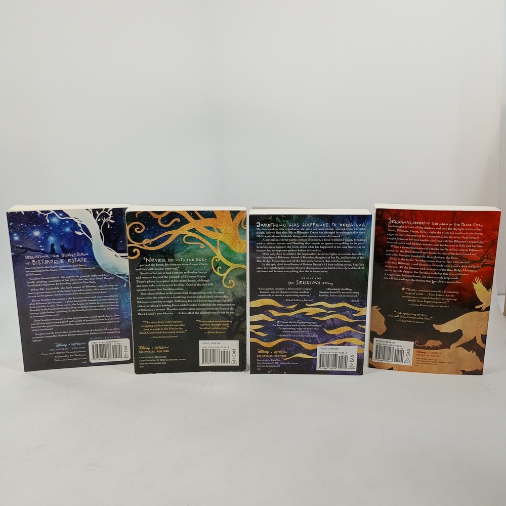 Lot of 4 Serafina Robert Beatty Books Black Cloak Twisted Staff Seven Stars PB - Picture 2 of 8